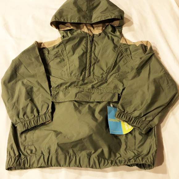 Gymboree Other - Jacket hoodie boys new size 3 zip pocket Gymboree polyester shell & lining pouch